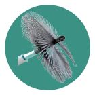 Metal brush "Razor" M12