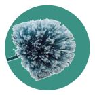 Ball brush M12, Ø 190 mm